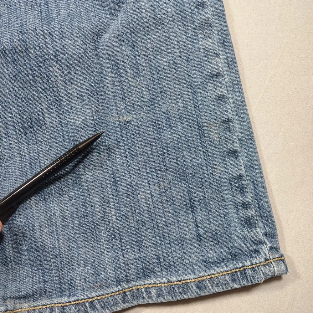 Rock & Roll Denim Bootcut Men 38x34 Blue Relaxed Double Barrel Stretch Denim